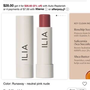 Ilia Balmy Tint Hydrating Balm